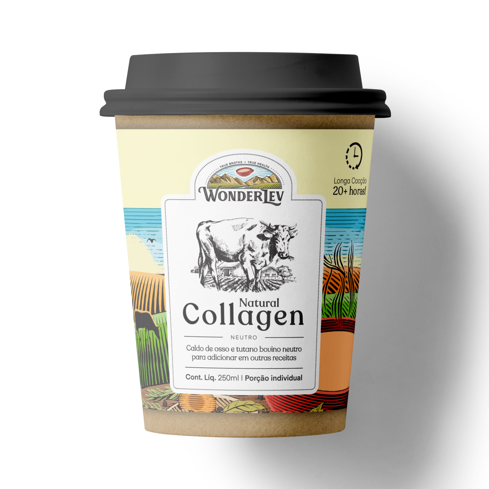 Caldo de Osso Bovino Neutro - Porção Única